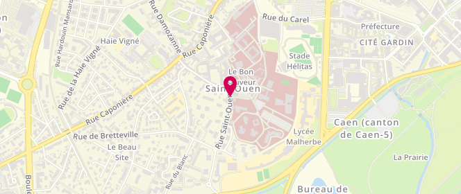 Plan de DELOUCHE Camille, 15 Ter Rue Saint Ouen, 14053 Caen