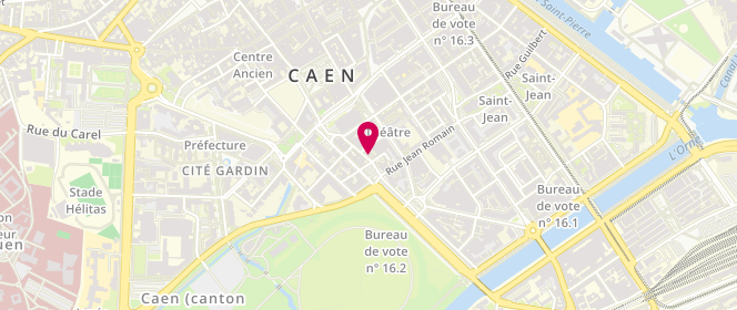 Plan de MOSQUET Guillaume, 15 Bis Rue Mélingue, 14000 Caen