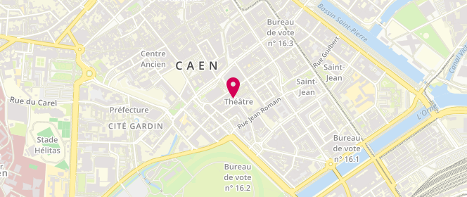 Plan de LAURAIN Sylvie, 14 Rue des Jacobins, 14000 Caen