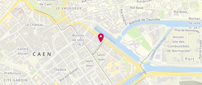 Plan de BRETAGNE Vincent, 11 Rue Guilbert, 14000 Caen
