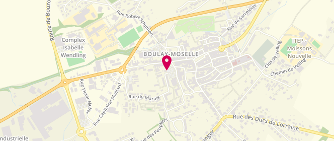Plan de BEYEL Pascale, 1 A Place du Marche, 57220 Boulay-Moselle