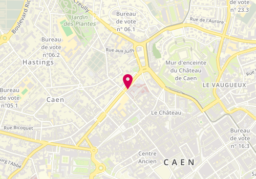 Plan de MARTIN Yann, 15 Rue des Fosses Saint Julien, 14000 Caen