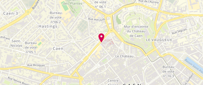 Plan de LEVILAND Charlène, 15 Rue des Fosses Saint Julien, 14000 Caen