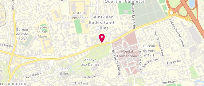 Plan de BROSIO Enrico, Avenue Georges Clemenceau, 14033 Caen