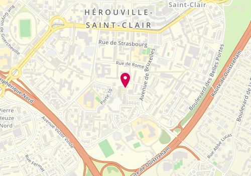 Plan de QUEDRU-SERRA Nina, 2 Place Pierre et Marie Curie, 14200 Hérouville-Saint-Clair