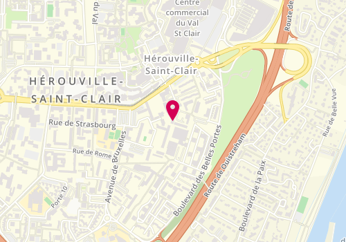 Plan de MOLLET Vincent, 1110 Boulevard des Belles Portes, 14200 Hérouville-Saint-Clair