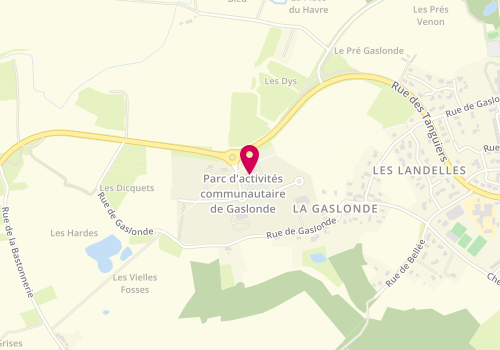 Plan de LEHOT-BENET Christelle, 175 parc d'Activite de Gaslonde, 50430 Lessay