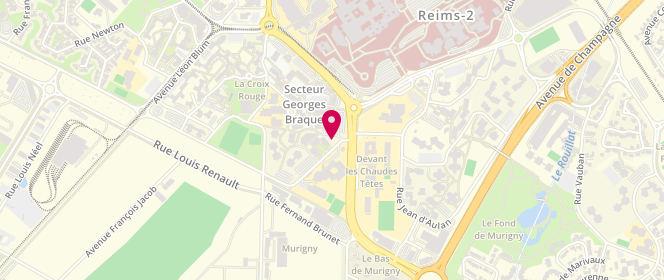 Plan de LEGENTIL Sébastien, 3 Place Toulouse Lautrec, 51100 Reims