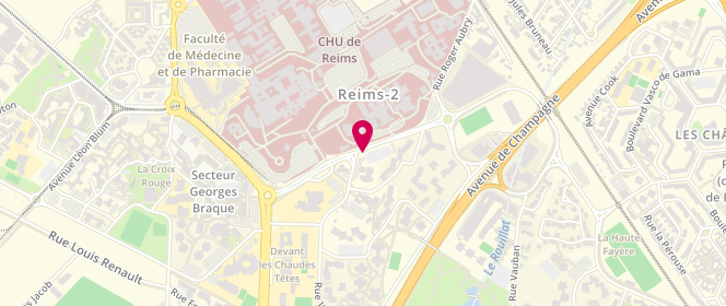 Plan de GURSCHI Olesea, Rue du General Koenig, 51092 Reims