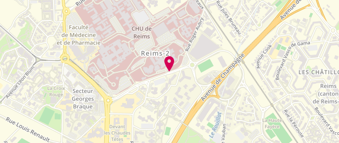 Plan de MAZZA Camille, 1 Rue du General Koenig, 51056 Reims