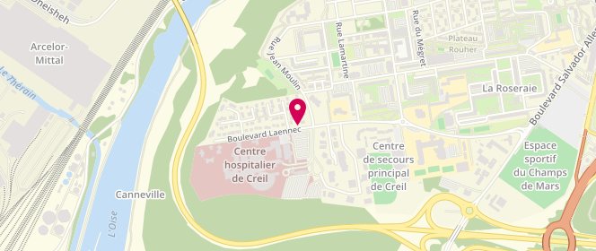 Plan de AMEUR Noureddine, Boulevard Laennec, 60109 Creil