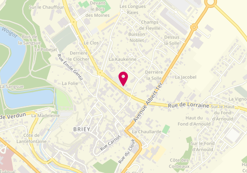 Plan de GRECO Magali, 1 Bis Rue Raymond Mondon, 54150 Val-de-Briey