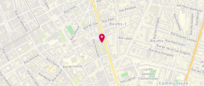 Plan de GIANNETTA Isabelle, 33 Rue des Augustins, 51100 Reims