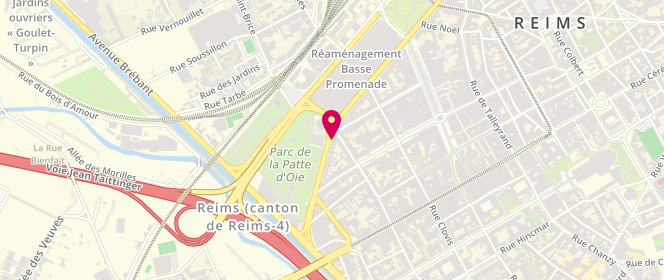 Plan de FONDO Martine, 51 Boulevard General Leclerc, 51100 Reims