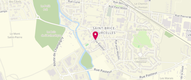 Plan de BOUVY Philippe, 2 Rue Pasteur, 51370 Saint-Brice-Courcelles