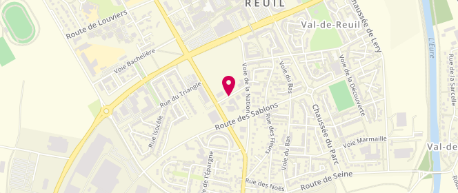 Plan de FAGET Elodie, Rue Courtine, 27100 Val-de-Reuil