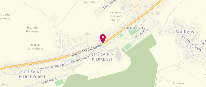 Plan de DUCROCQ Jacques-Francois, 51 Rue de la Liberation, 55240 Bouligny