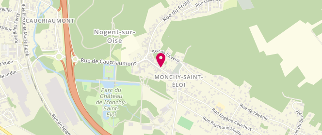Plan de BONTE Nicole, 23 Rue de la Republique, 60290 Monchy-Saint-Éloi