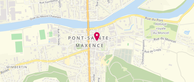 Plan de DEVAILLY Marie Paule, 39 Rue Charles Lescot, 60700 Pont-Sainte-Maxence