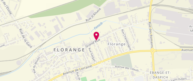 Plan de BETTEMBOURG Christian, 94 Grand Rue, 57190 Florange