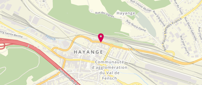 Plan de BERGMANN Bernard, 42 Rue General de Gaulle, 57700 Hayange