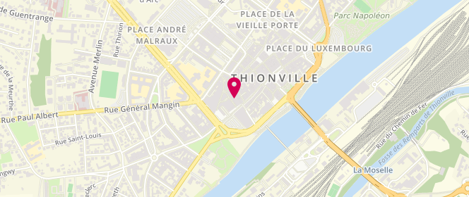 Plan de RUSSEL Adrien, 39 Rue de Paris, 57100 Thionville