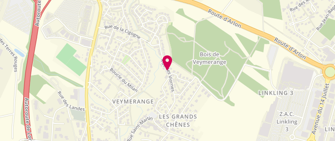 Plan de DAUL Philippe, 32 Rue des Viornes, 57100 Thionville