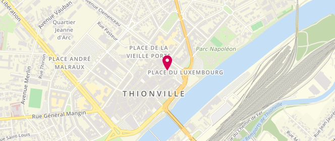 Plan de DI Cesaré SCHWARTZMANN Marie Pierre, 24 Rue de la Vieille Porte, 57100 Thionville