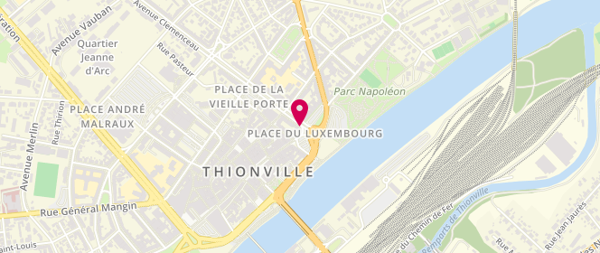 Plan de JAGER Alain, 6 Place du Luxembourg, 57100 Thionville