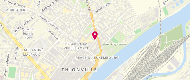 Plan de SCHLOSSER Jacques, 16 Rue de Villars, 57100 Thionville