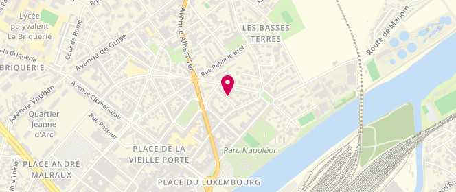 Plan de SELLIER Sophie, 7 Rue Général Laplace, 57100 Thionville