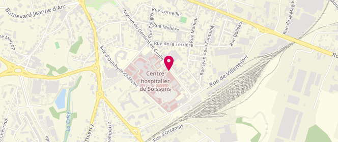 Plan de CARREIRA Céline, 46 Avenue du Général de Gaulle, 02209 Soissons
