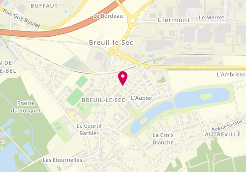 Plan de DRUET Delphine, 90 Rue de la Gare, 60840 Breuil-le-Sec
