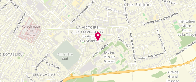 Plan de DELHORBE Eric, 4 Rue du Valois, 60200 Compiègne