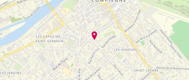 Plan de BARRY Laurence, 9 Rue Carnot, 60200 Compiègne