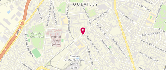 Plan de COUDERC Philippe, 49 Boulevard Charles de Gaulle, 76140 Le Petit-Quevilly