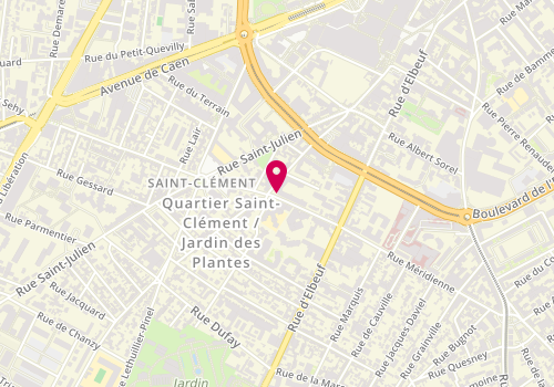 Plan de SPIESS Hans, 102 Rue Méridienne, 76100 Rouen