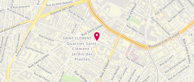 Plan de BEIGNOT-DEVALMONT Philippe, 102 Rue Méridienne, 76100 Rouen
