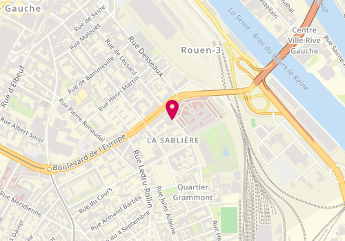 Plan de ROQUES-VIVIER Sandrine, 19 Rue de Lessard, 76100 Rouen