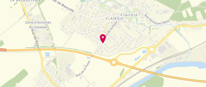 Plan de CARON-FRANCOIS Fabienne, 27 Rue de la Poste, 60280 Clairoix