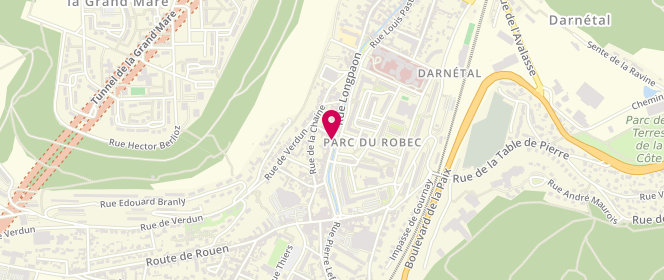 Plan de COUROUAU Nathalie, 65 Rue de Longpaon, 76160 Darnétal
