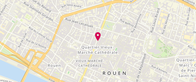 Plan de HOULETTE François, 72 Rue Jeanne d'Arc, 76000 Rouen