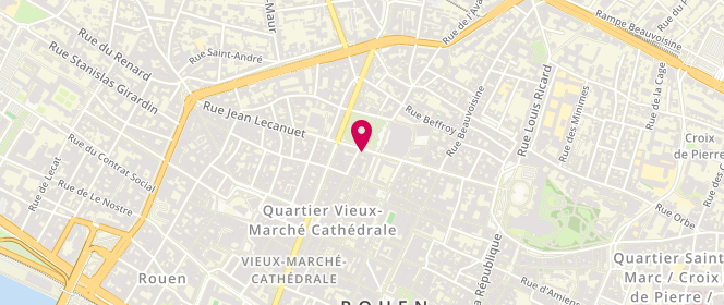 Plan de LEMERCIER Ebticem, 41 Rue Jean Lecanuet, 76000 Rouen