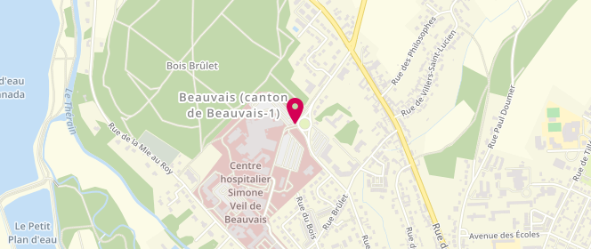 Plan de WATHEK Chéima, 40 Avenue Léon Blum, 60021 Beauvais