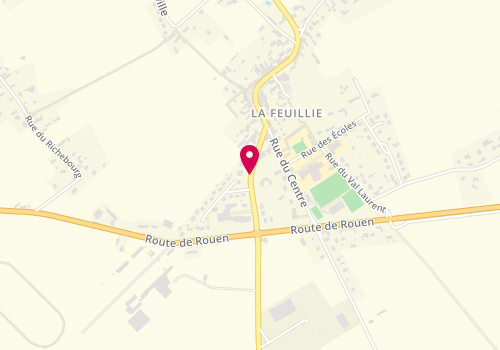 Plan de MABILAIS Arnaud, 16 Route du Tronquay, 76220 La Feuillie
