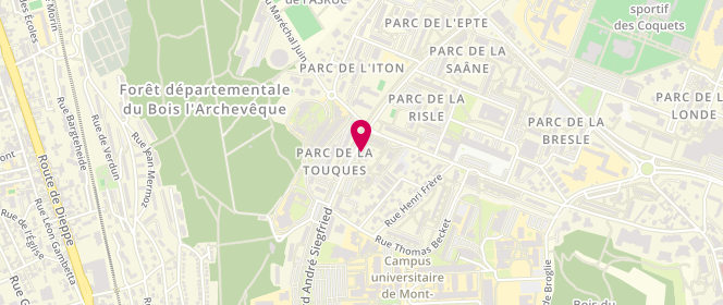 Plan de SENAN Caroline, 2 parc de la Varenne, 76130 Mont-Saint-Aignan