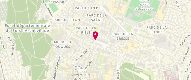 Plan de JUBERT Carine, 34 Place Colbert, 76130 Mont-Saint-Aignan