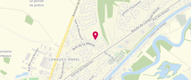Plan de BOUVIGNIES Catherine, 4 Rue du Petit Marais, 60150 Longueil-Annel