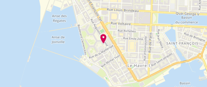 Plan de CHAIGNEAU Emmanuel, 89 Rue Augustin Normand, 76600 Le Havre