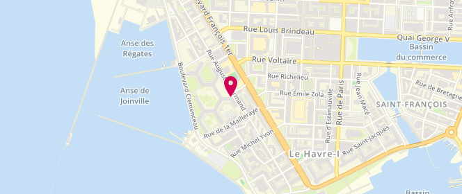 Plan de LANDEL Stéphane, 87 A Rue Augustin Normand, 76600 Le Havre